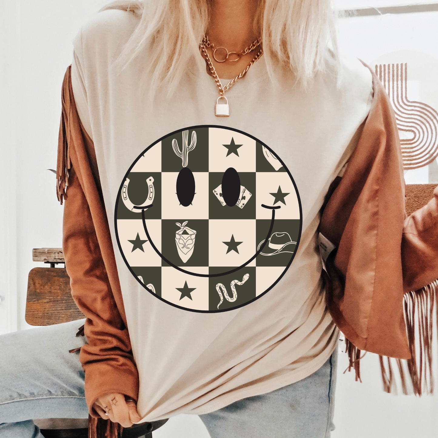 Western Happiness DTF Transfer