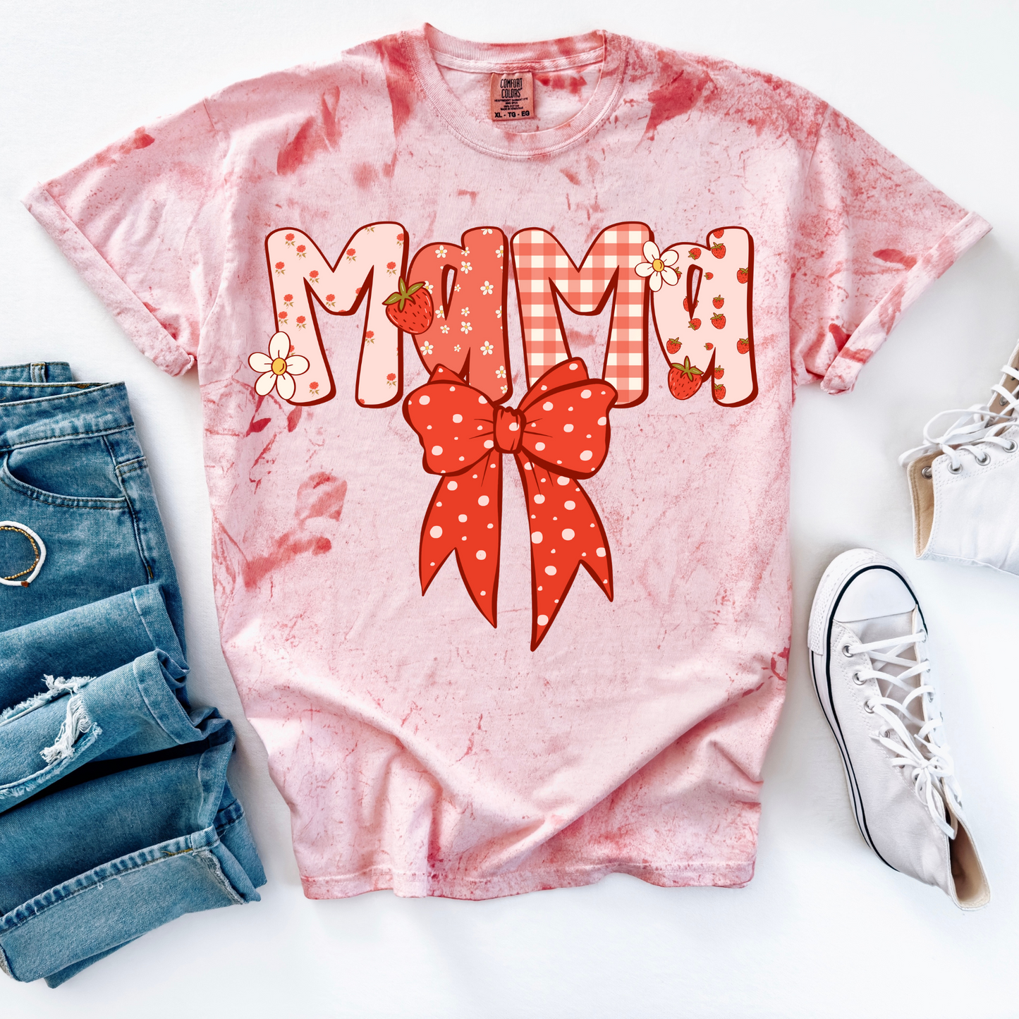 Strawberry Mama DTF Transfer