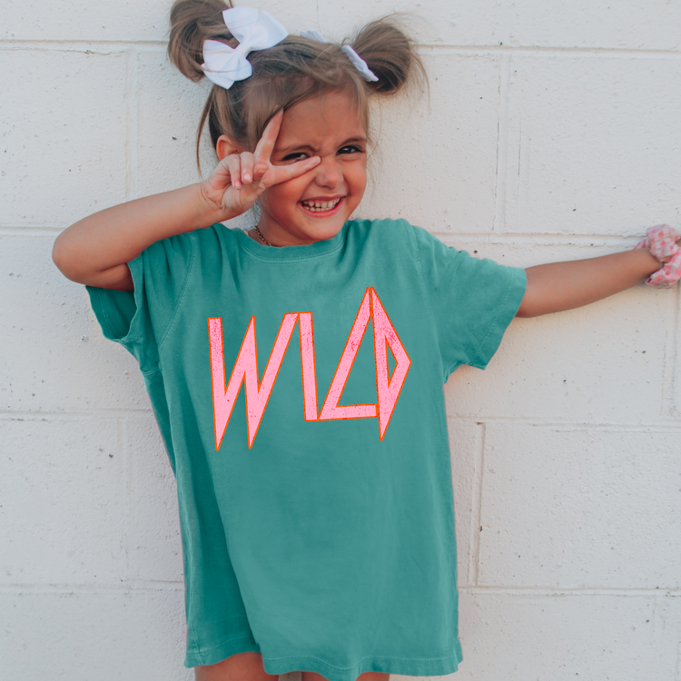Wild Distressed Pink Retro/Edgy DTF Transfer