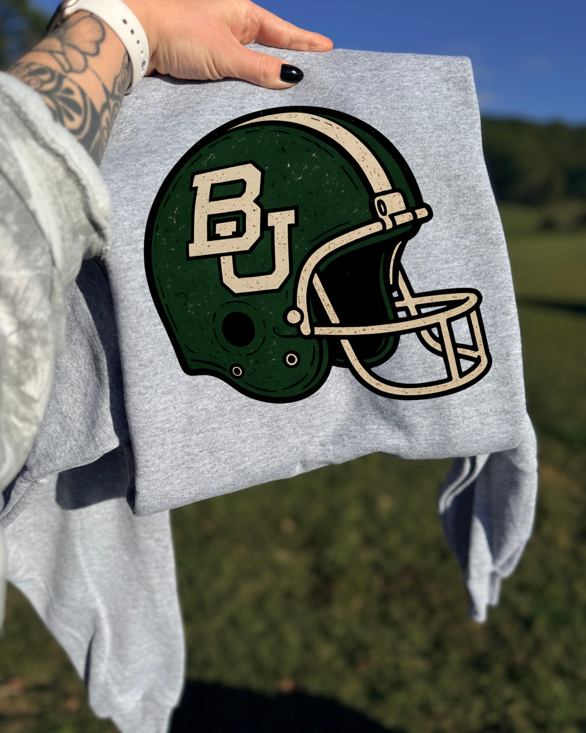 Vintage Helmet Baylor University DTF Transfer