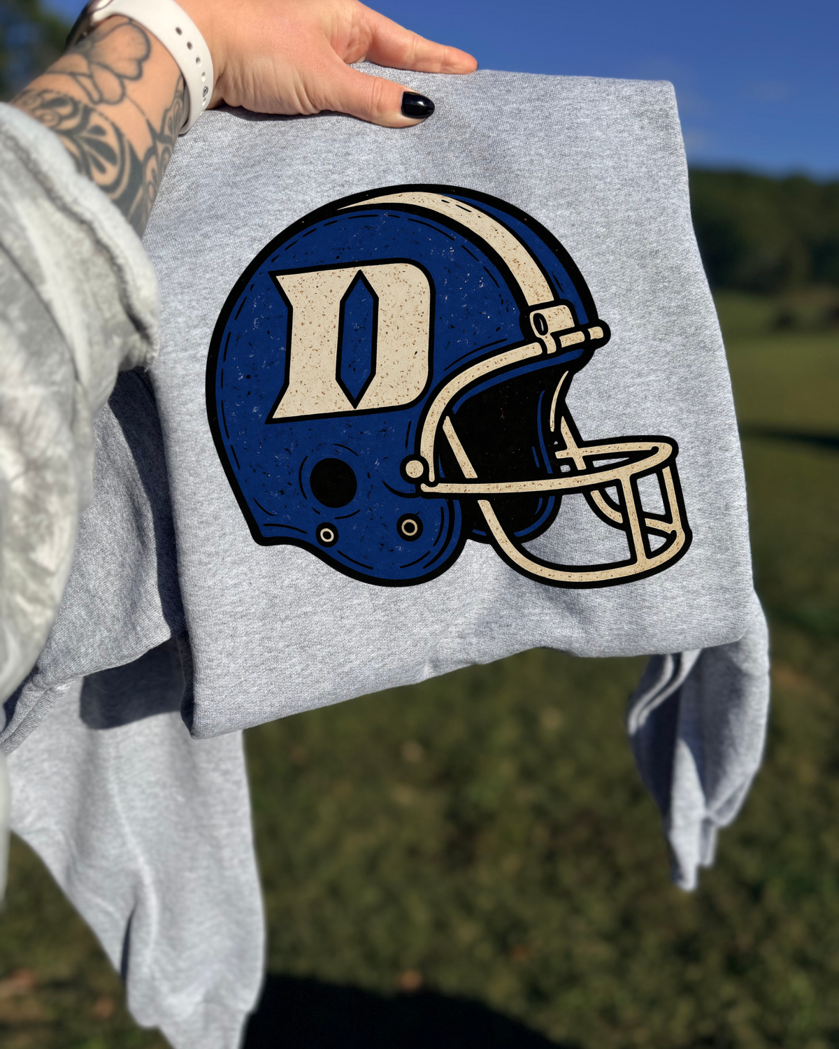 Vintage Helmet Duke DTF Transfer