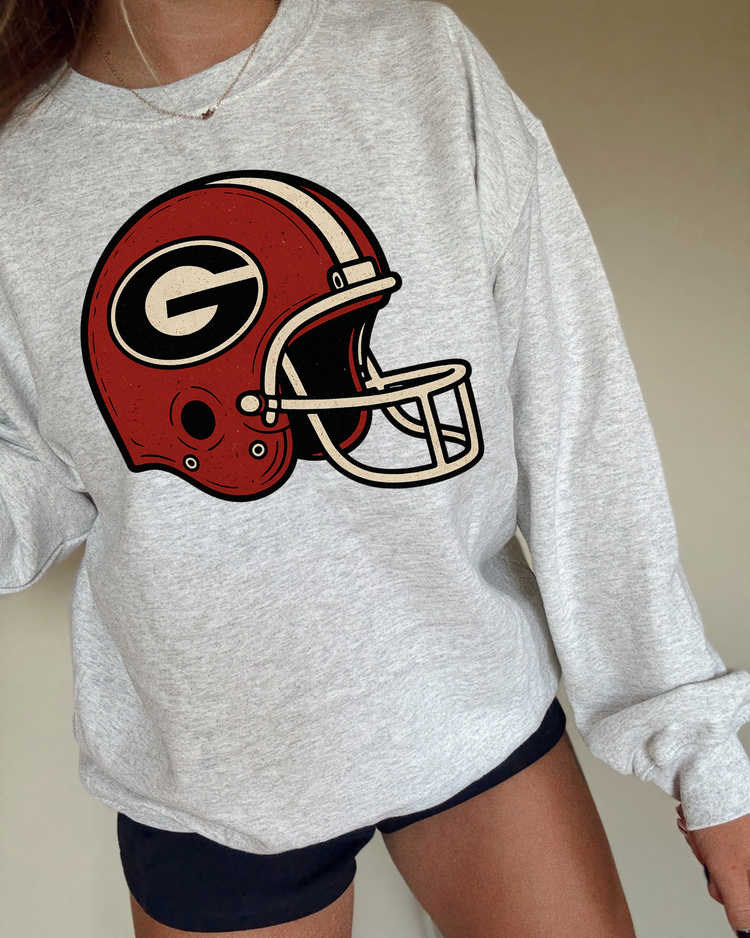 Vintage Helmet Georgia DTF Transfer