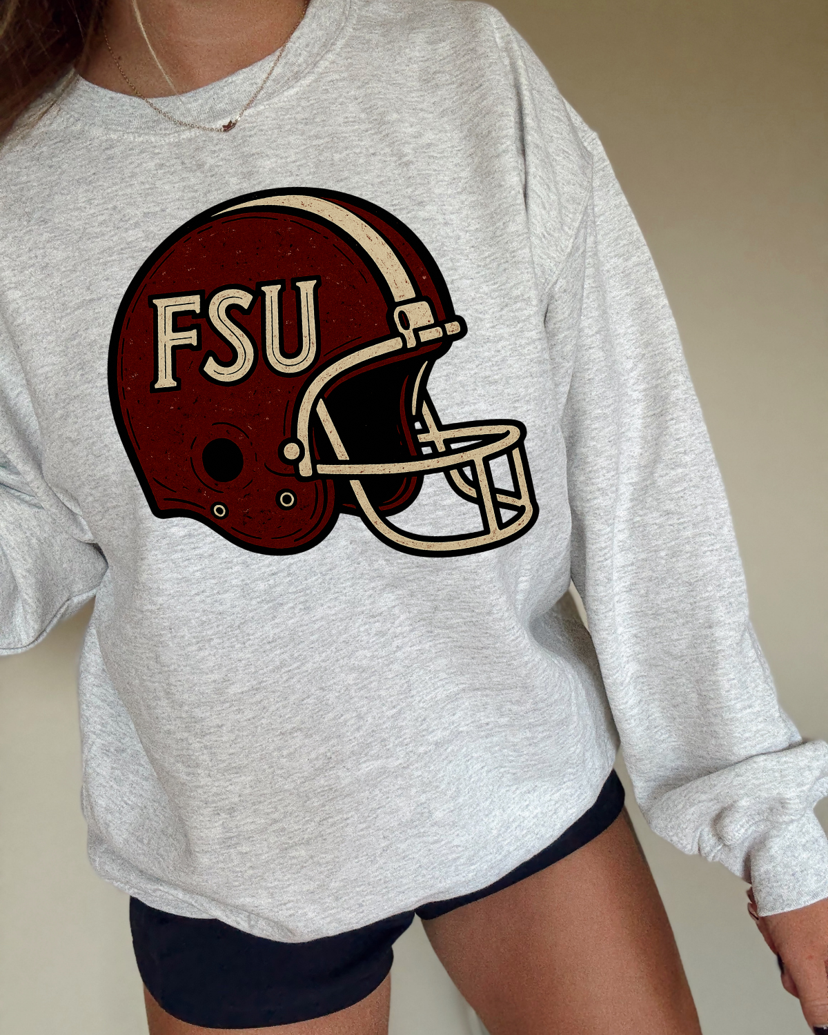 Vintage Helmet Florida State University DTF Transfer