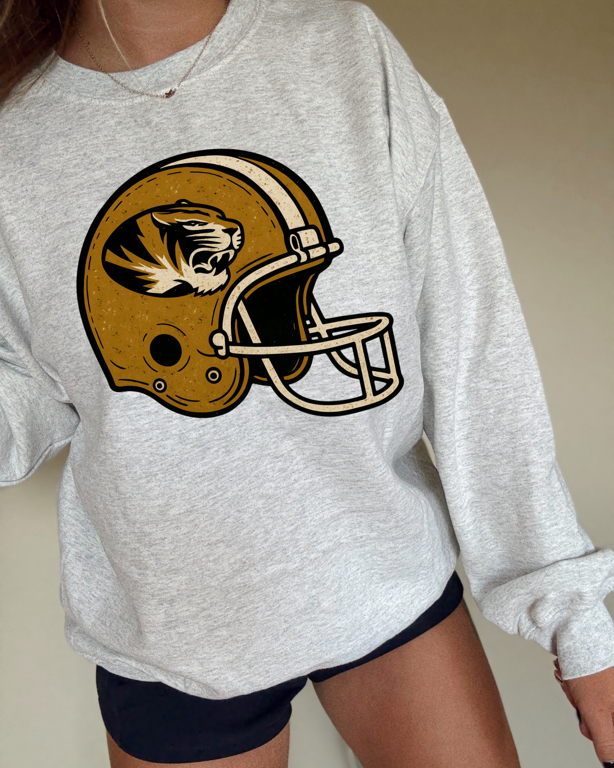 Vintage Helmet Mizzou DTF Transfer