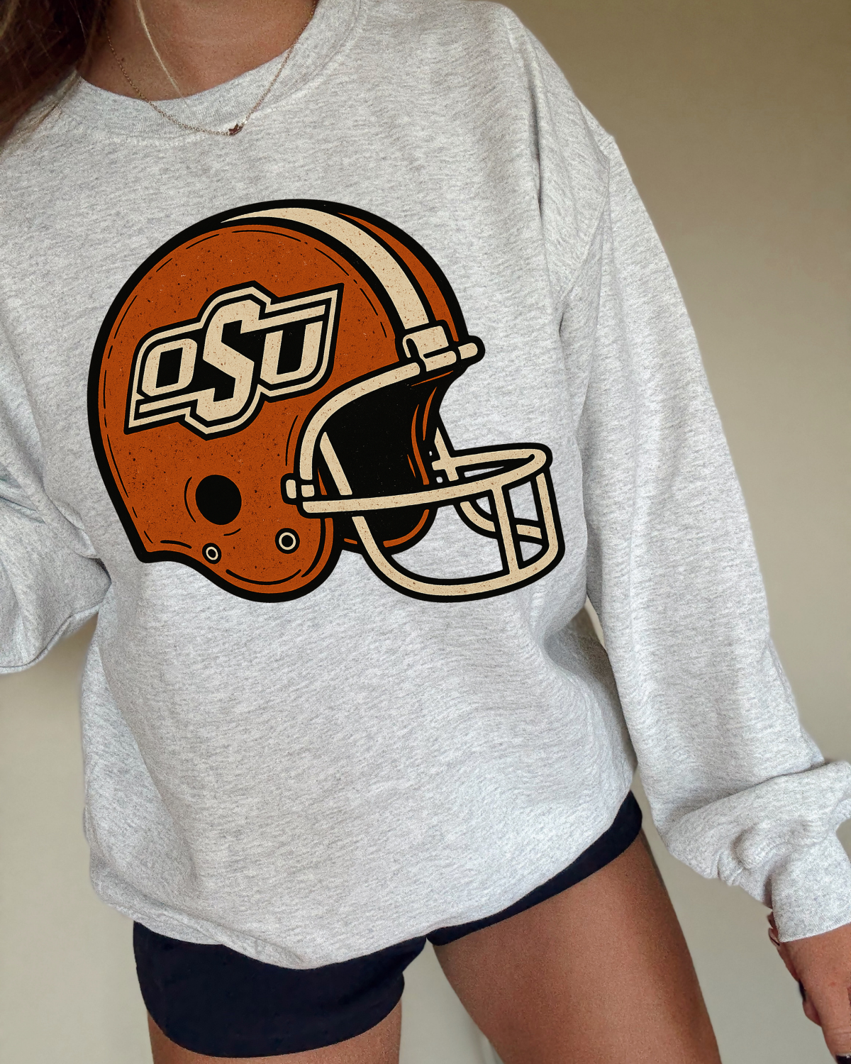 Vintage Helmet Oklahoma State University DTF Transfer