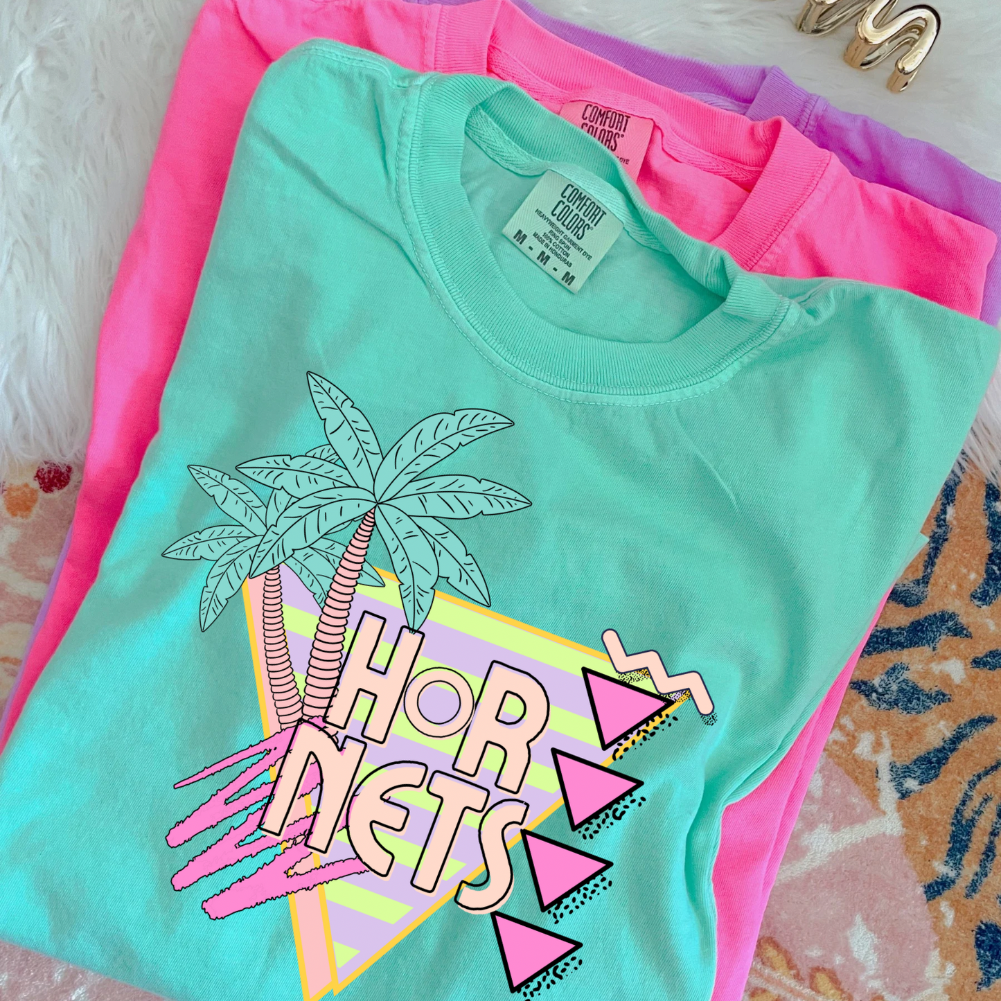 Hornets Palm Tree Mascot DTF Transfer