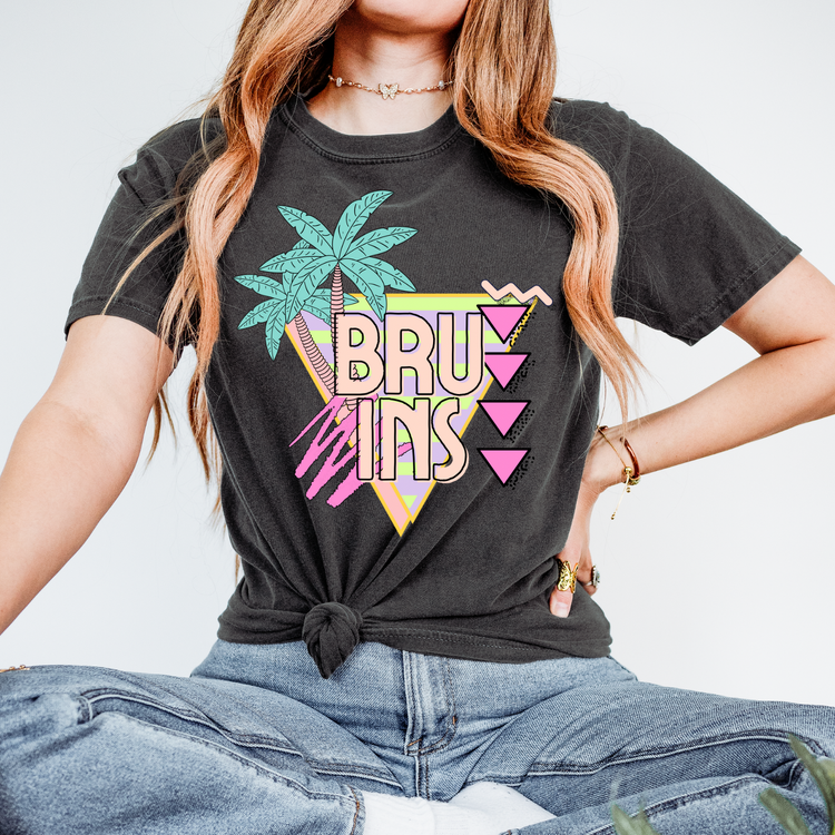 Bruins Palm Tree Mascot DTF Transfer