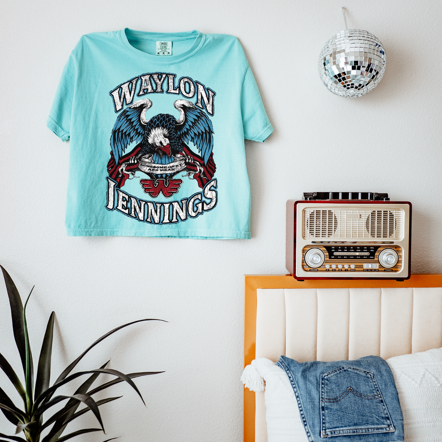 Waylon Jennings DTF Transfer