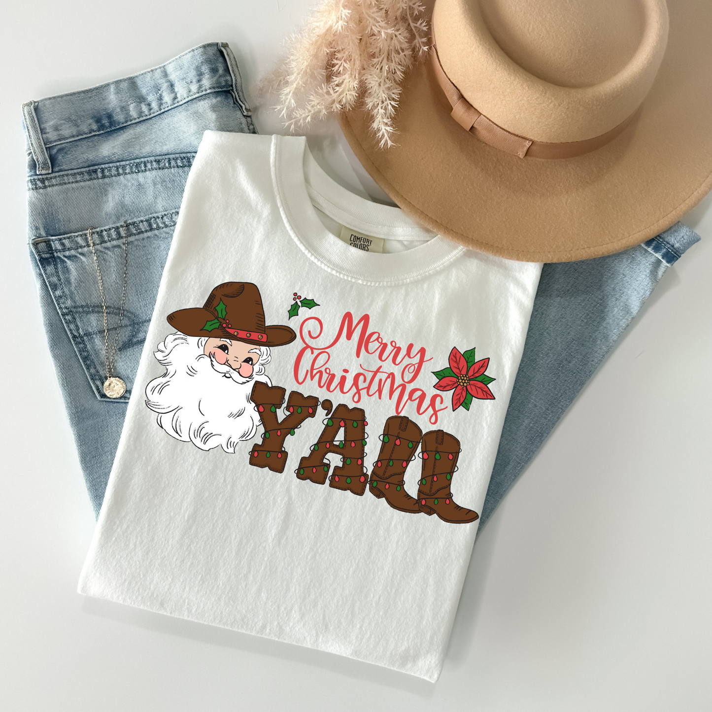 Merry Christmas Yall DTF Transfer