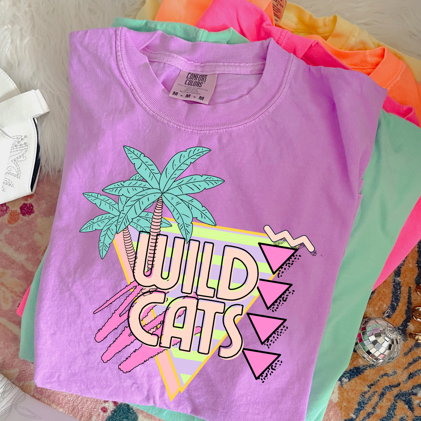 Wildcats Palm Tree Mascot DTF Transfer