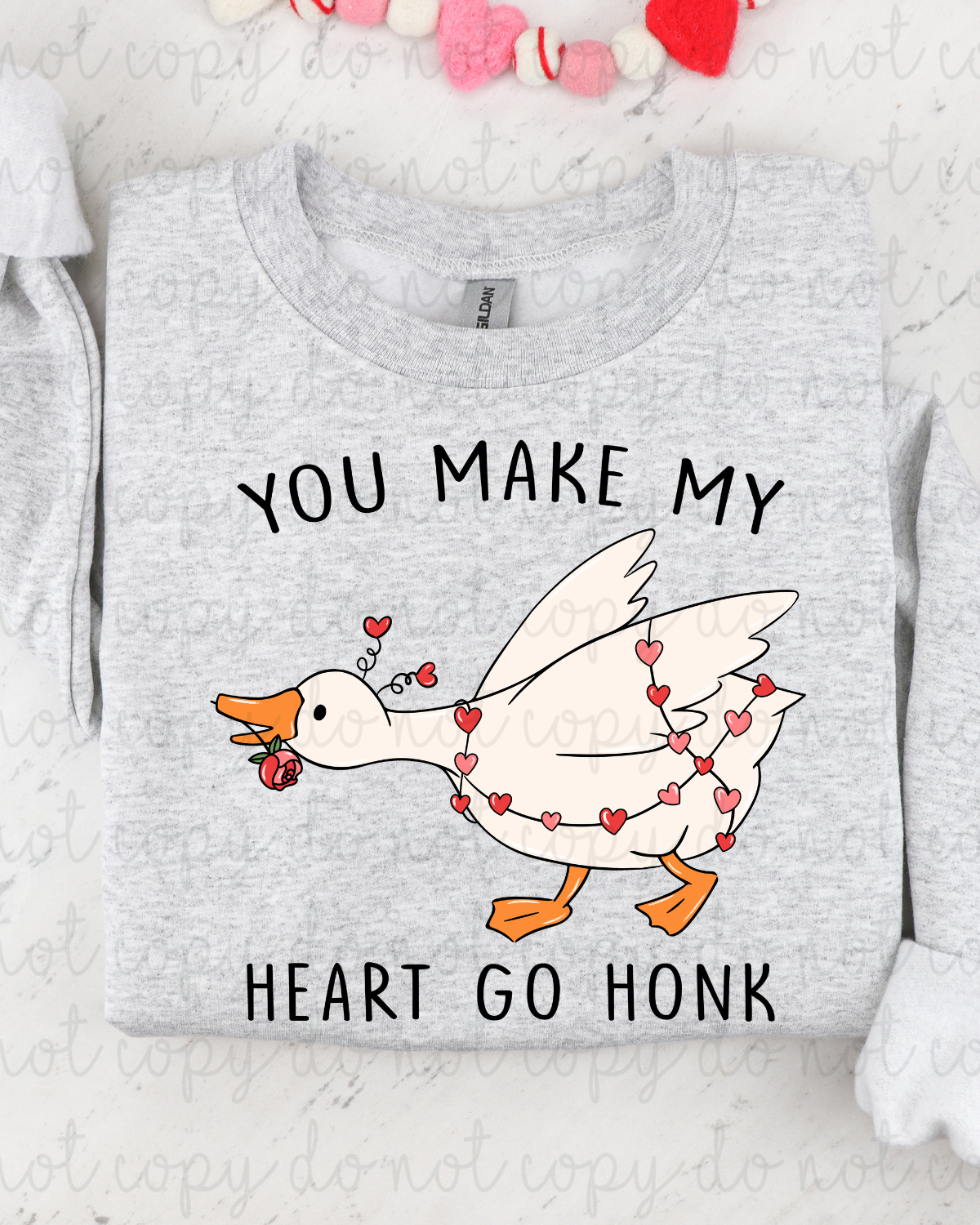 You Make My Heart Go Honk DTF Transfer