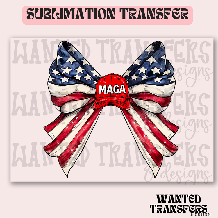 Maga Bow Exclusive Sublimation Transfer