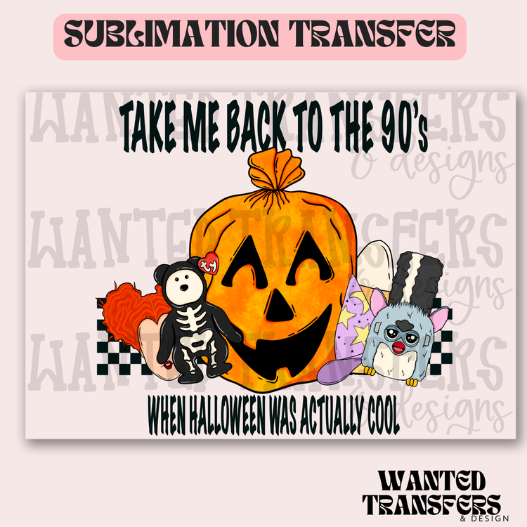 90's Halloween Exclusive Sublimation Transfer