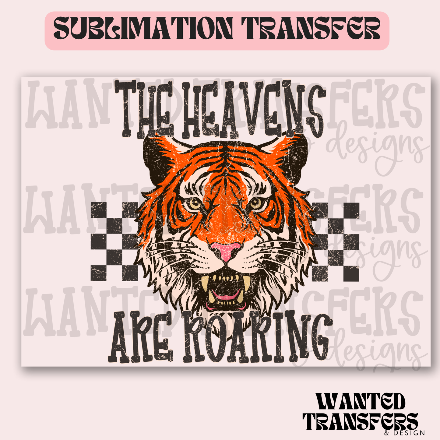 The Heavens are Roaring Exclusive Sublimation Transfer