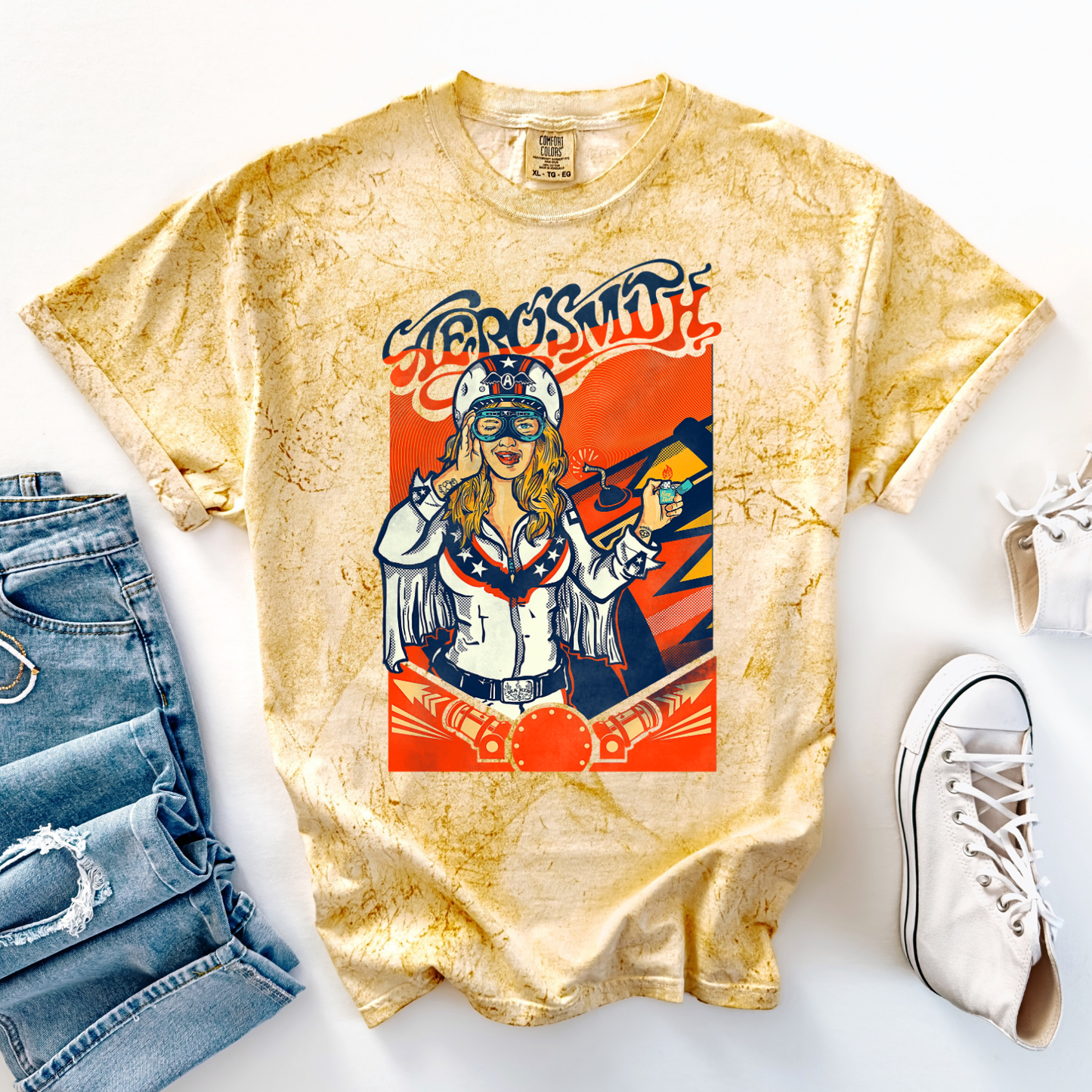 Aerosmith DTF Transfer