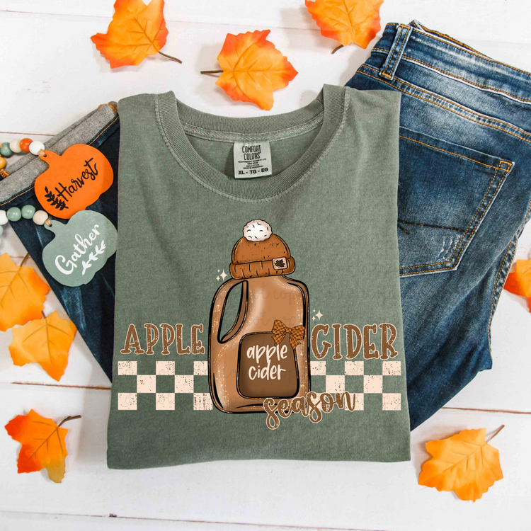 Apple Cider Season DTF Transfer