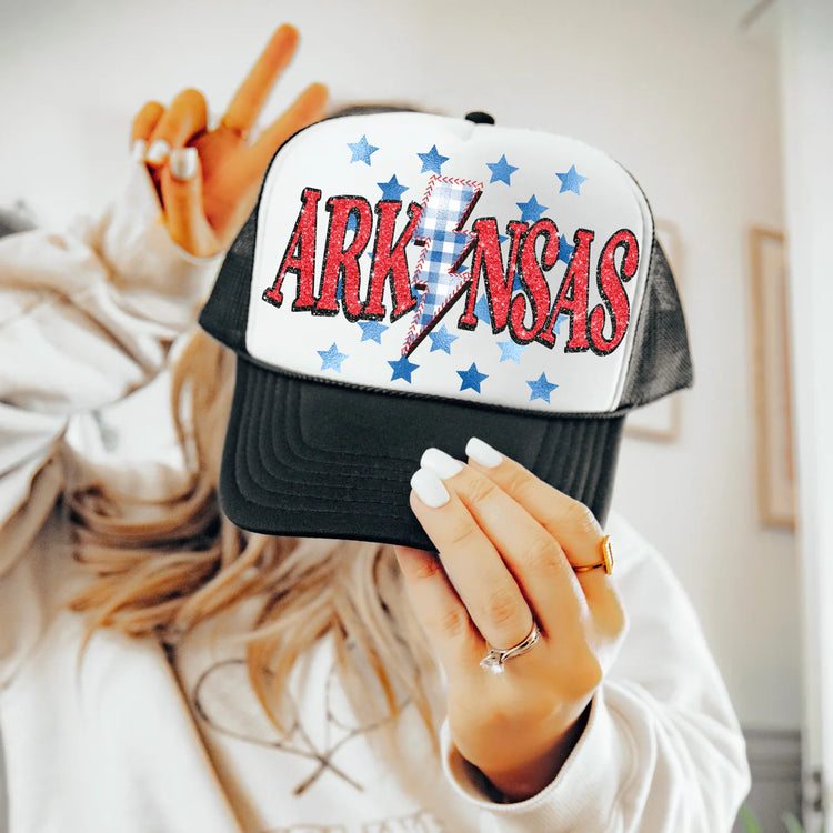 Retro Patriotic Arkansas DTF Transfer