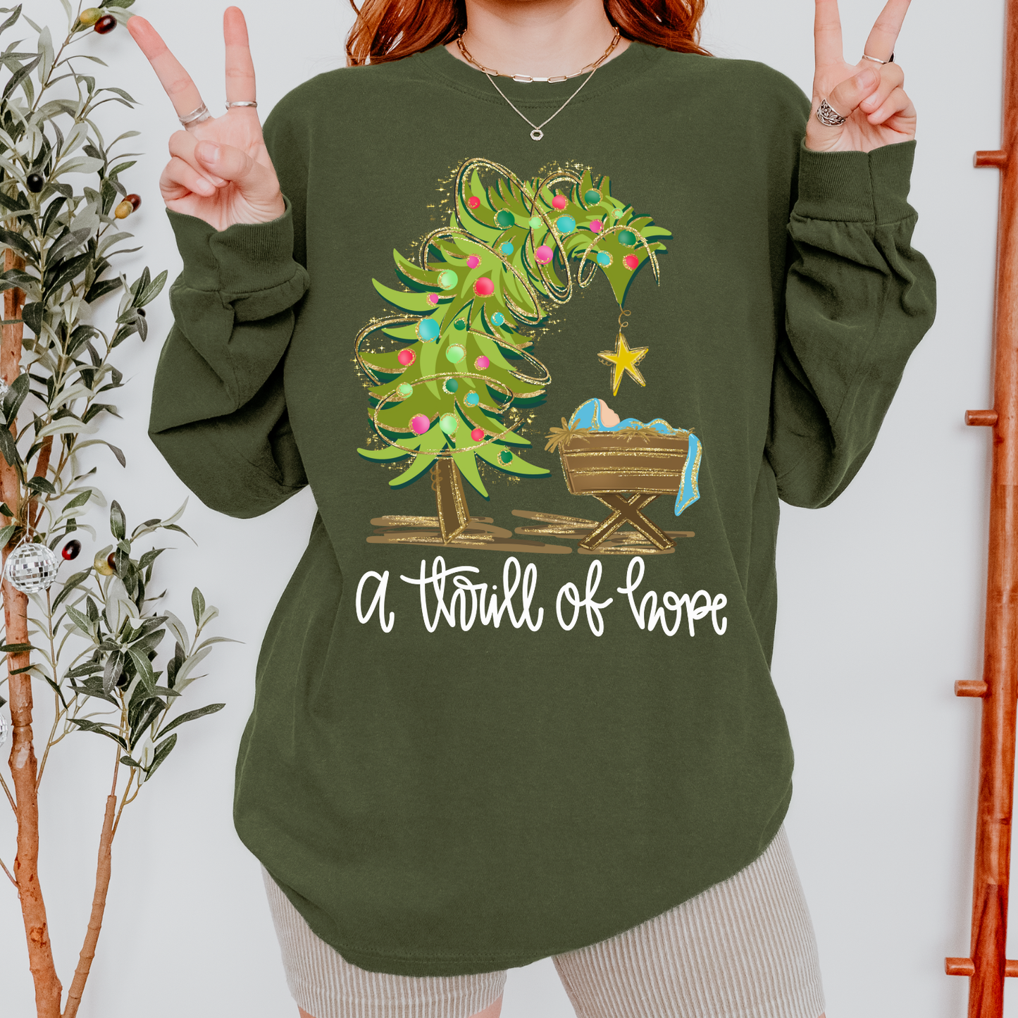 A Thrill Of Hope DTF Transfer