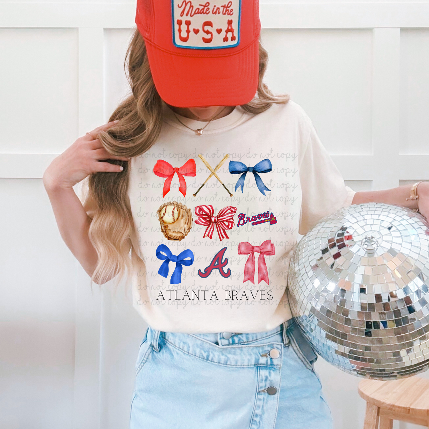 Atlanta Braves Baseball DTF Transfers