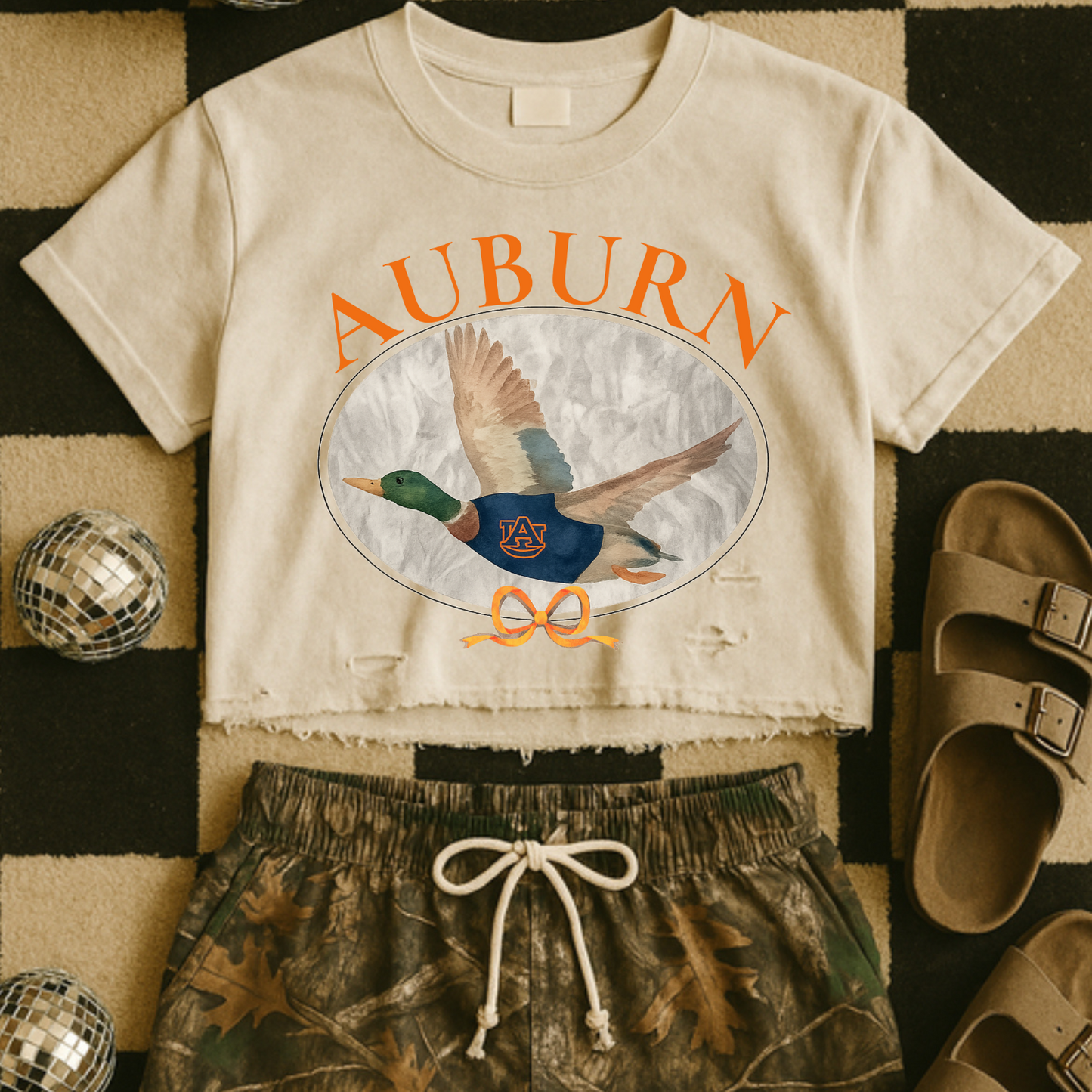 Auburn Game Day Mallard DTF Transfer