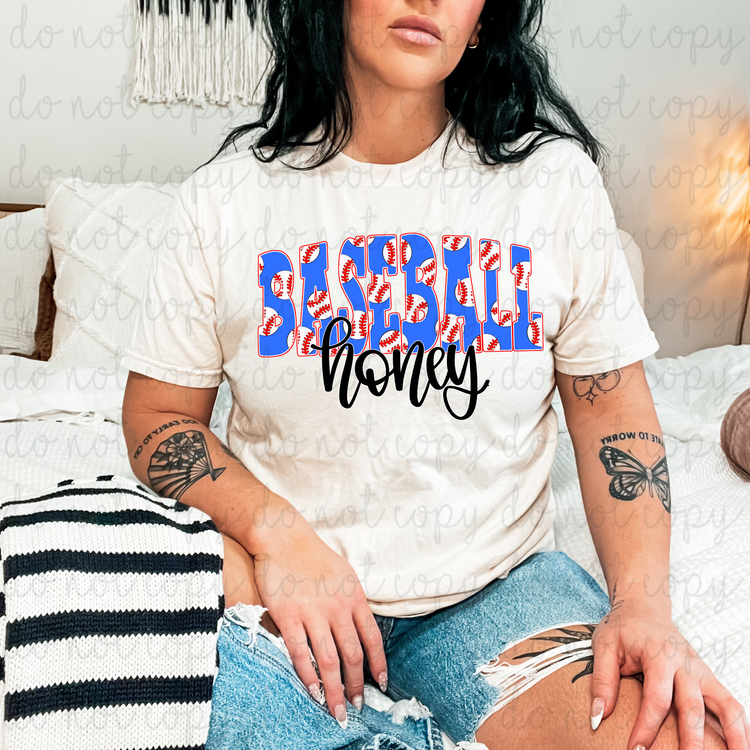 Baseball Honey DTF Transfer