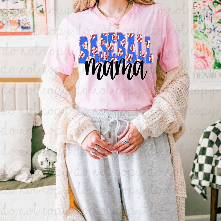 Baseball Mama DTF Transfer