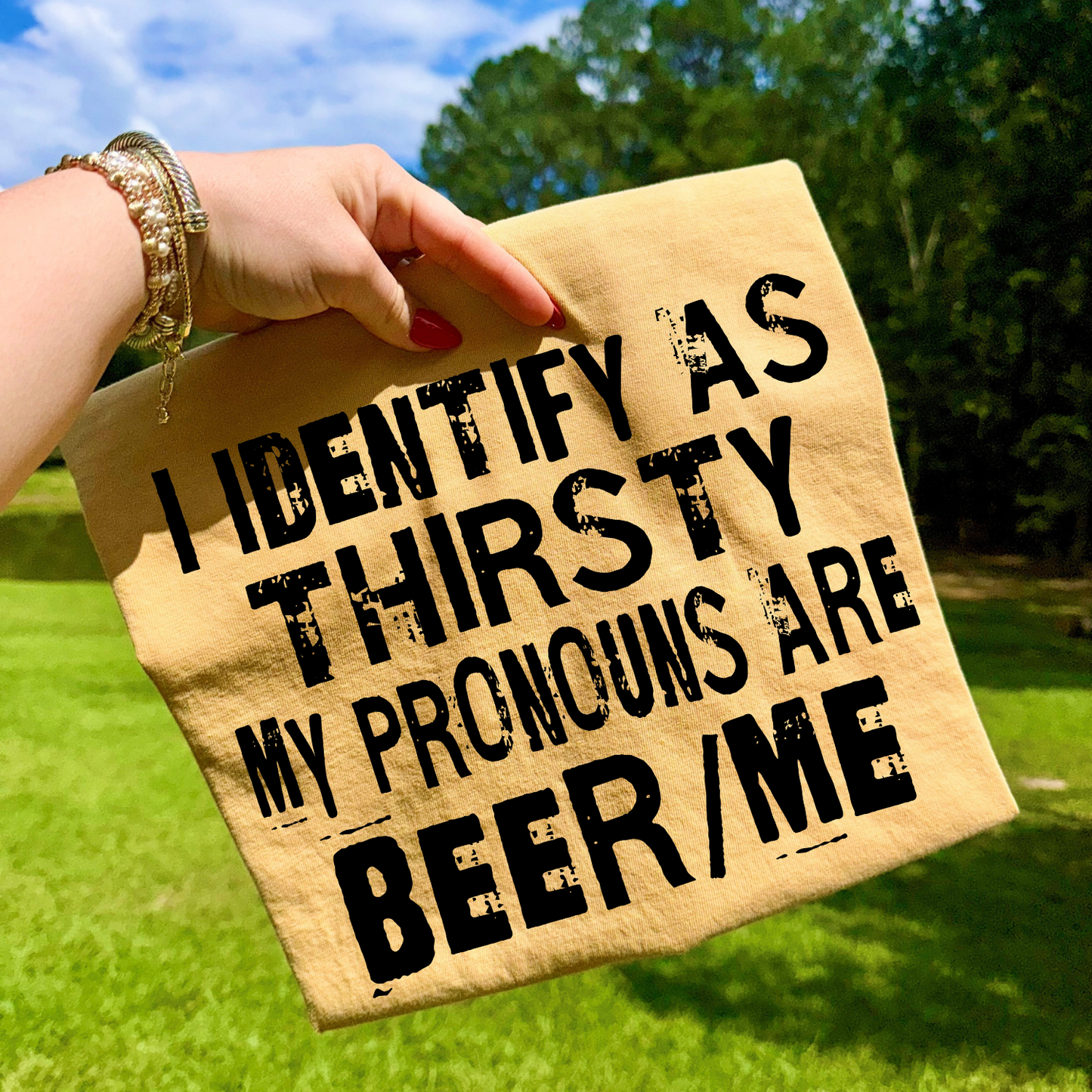 Beer Me DTF Transfer