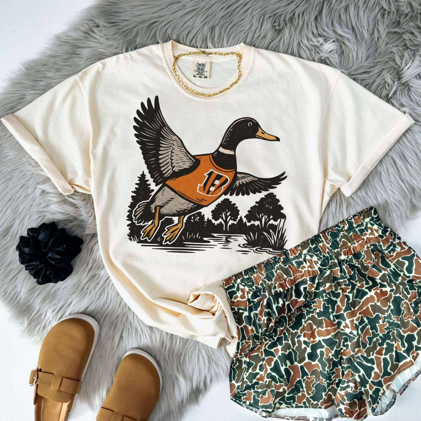 Mallard Game Day Bengals DTF Transfer