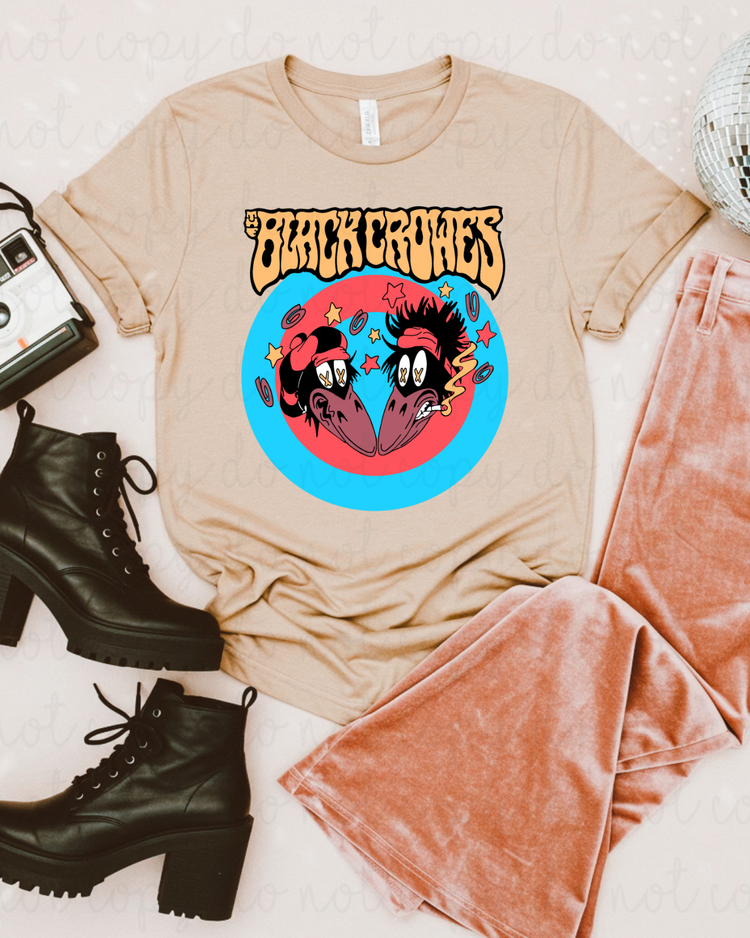 Black Crowes DTF Transfer