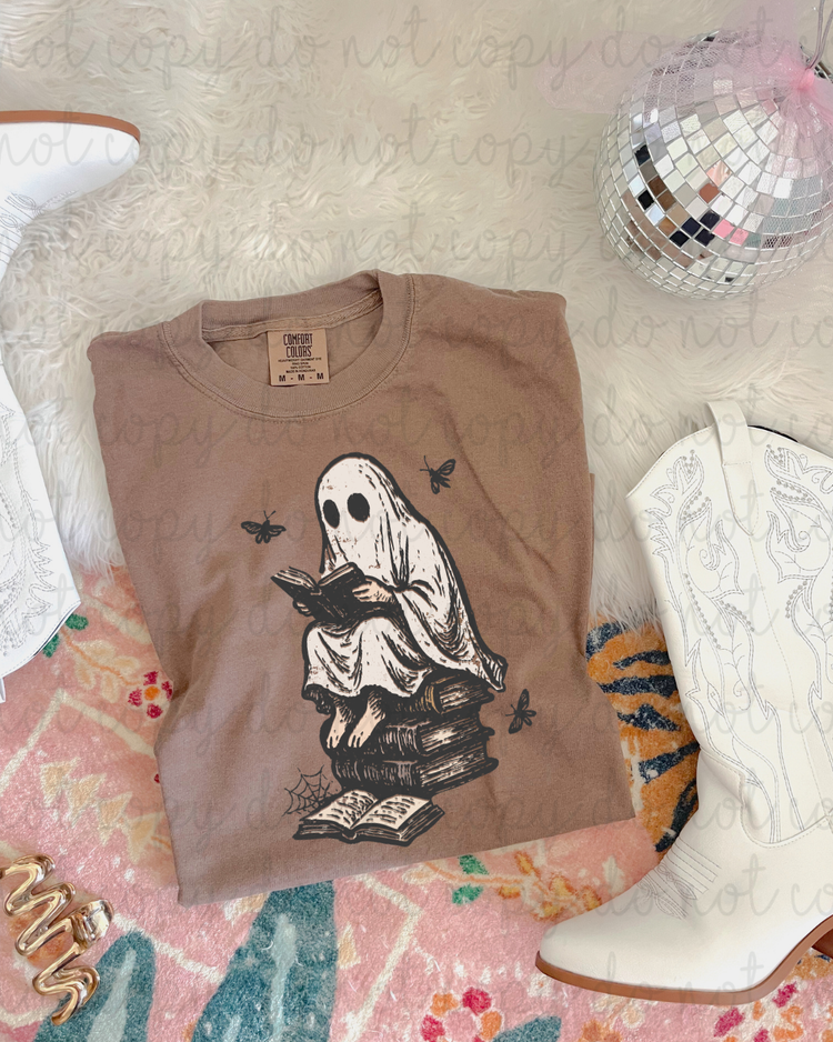Bookish Ghost DTF Transfer
