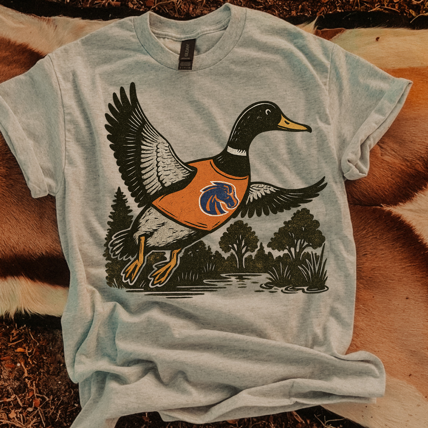 Mallard Game Day Broncos DTF Transfer