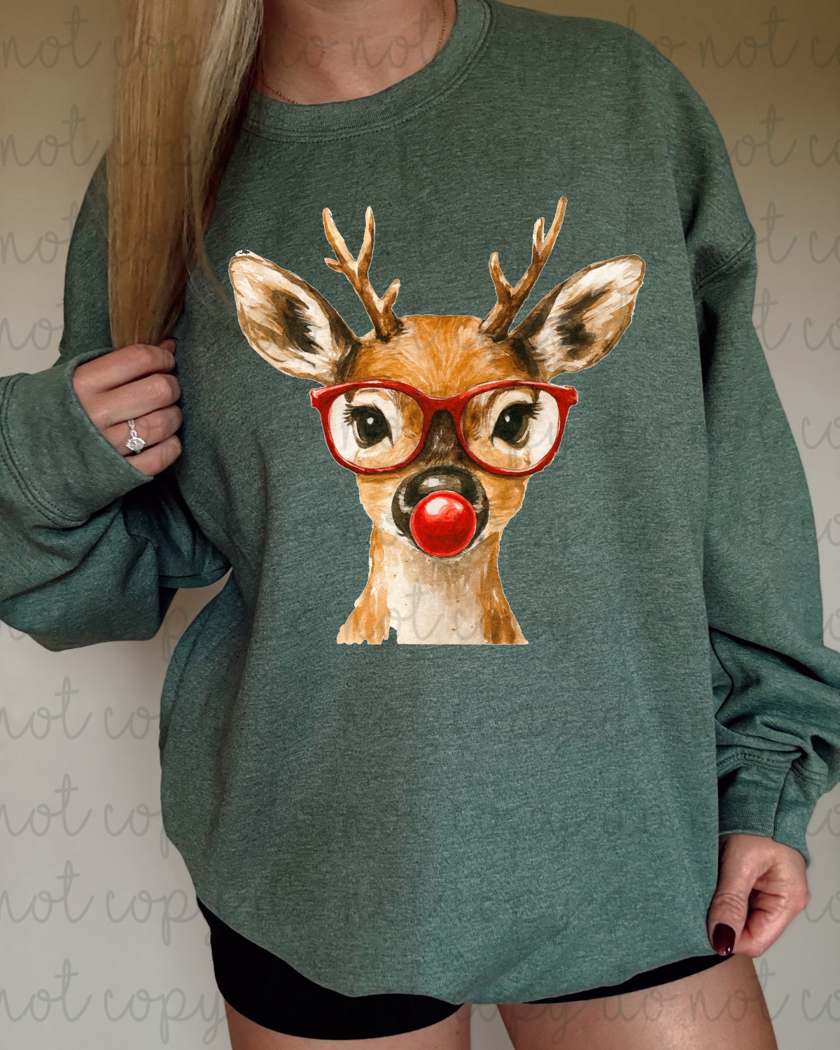 Bubblegum Reindeer DTF Transfer