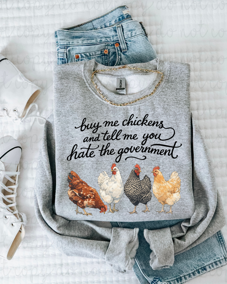 Buy Me Chickens DTF Transfer
