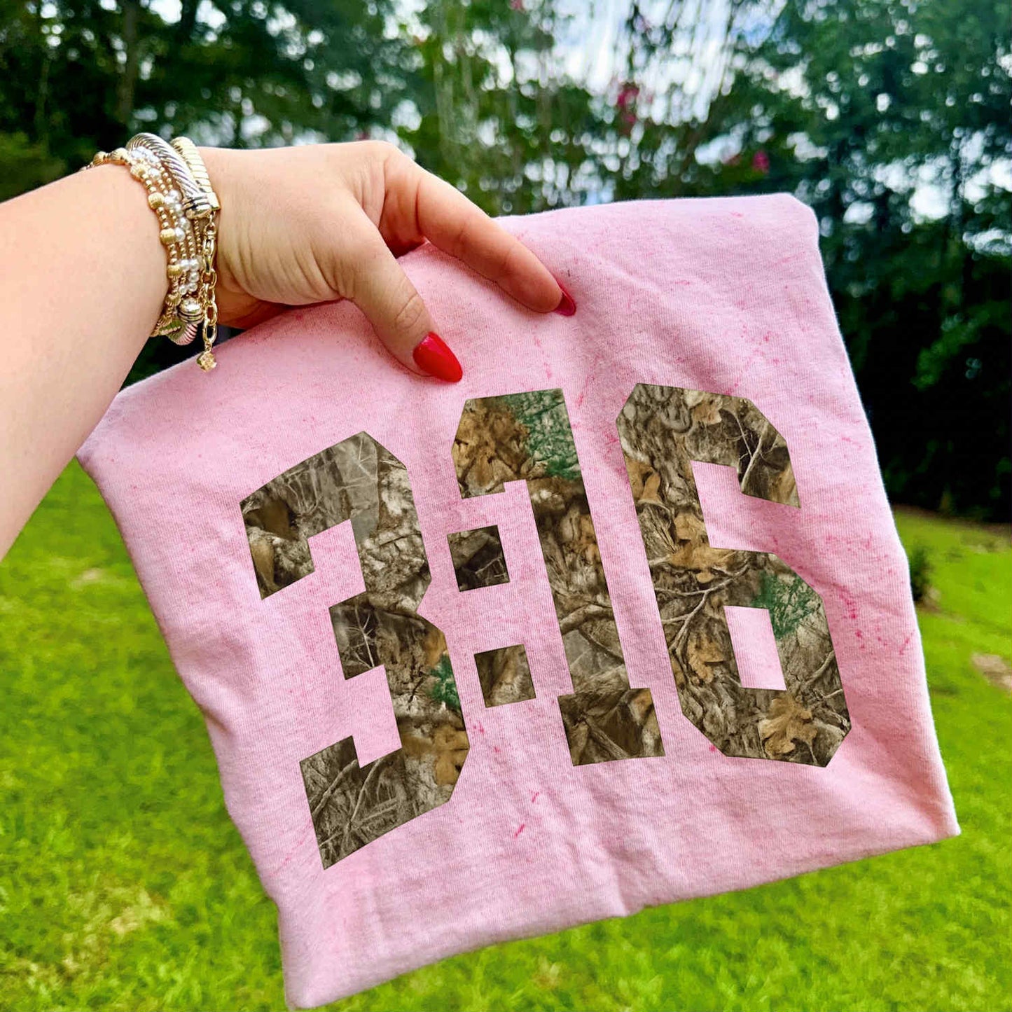 Camo 3:16 DTF Transfer