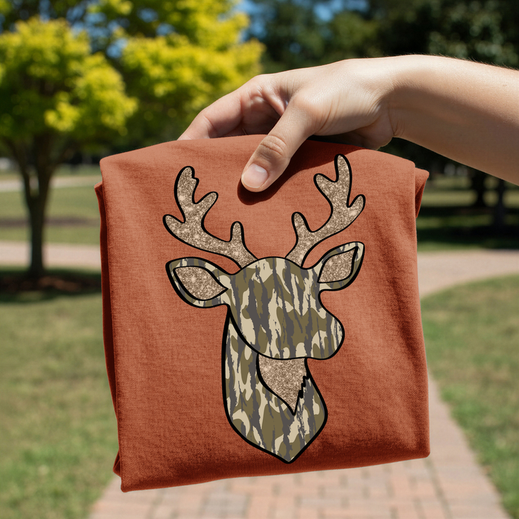 Camo Buck DTF Transfer