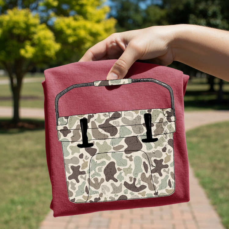Camo Cooler DTF Transfer