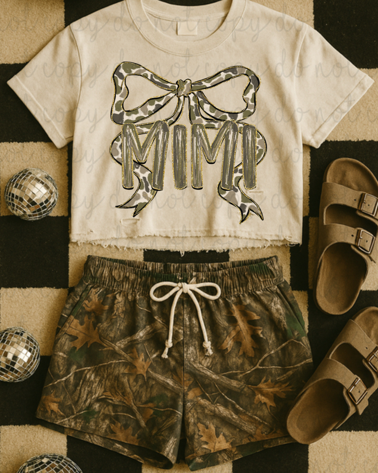Camo Coquette Mimi DTF Transfer