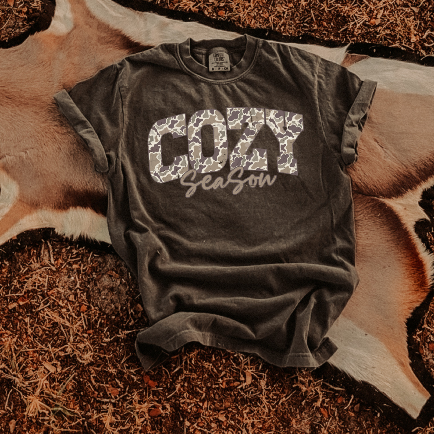 Camo Cozy Season DTF Transfer