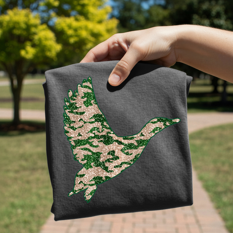 Camo Flying Duck DTF Transfer