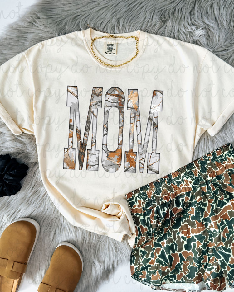 Camo Mom DTF Transfer