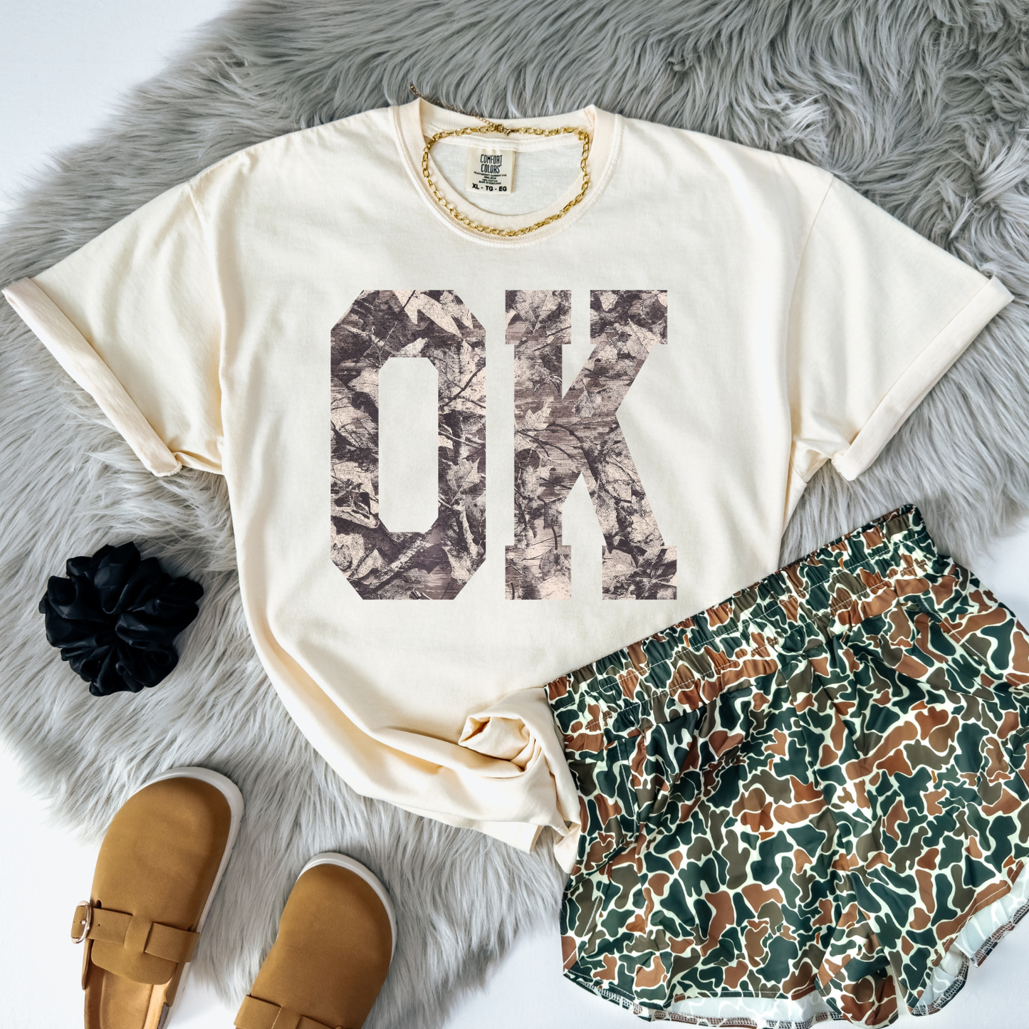 Camo Oklahoma DTF Transfer