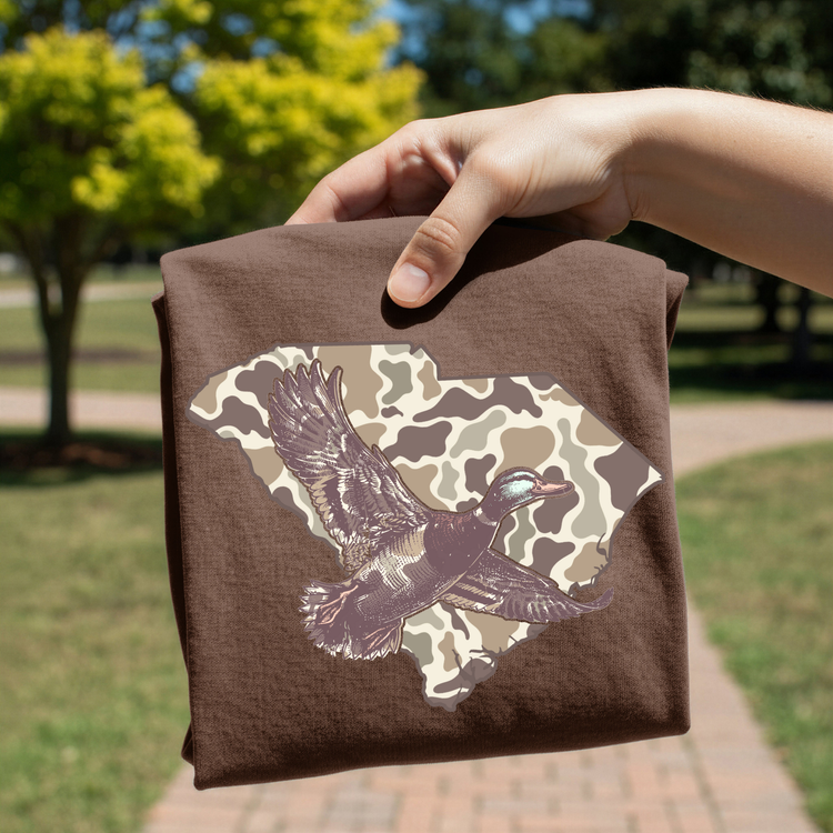 Camo South Carolina Duck Hunt DTF Transfer