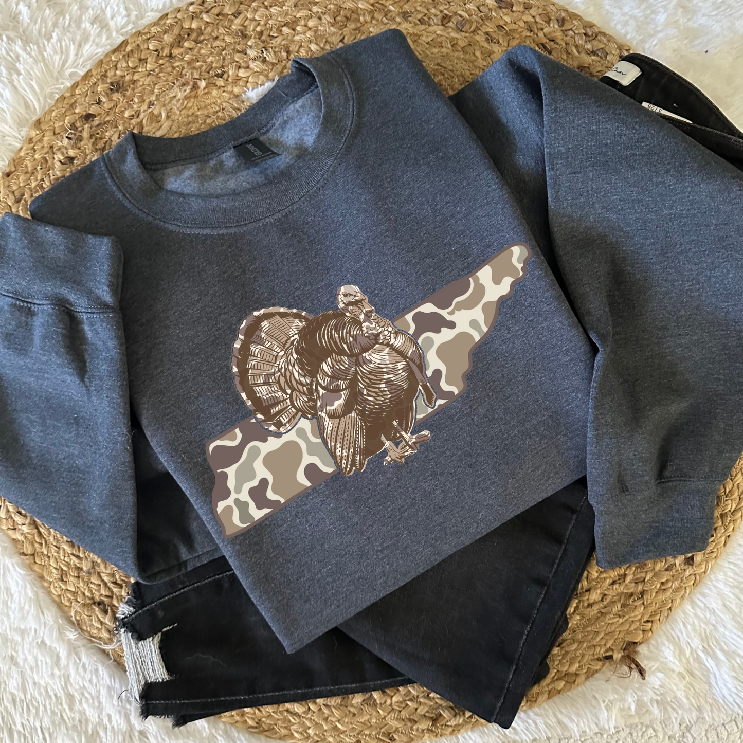 Camo Tennessee Turkey DTF Transfer