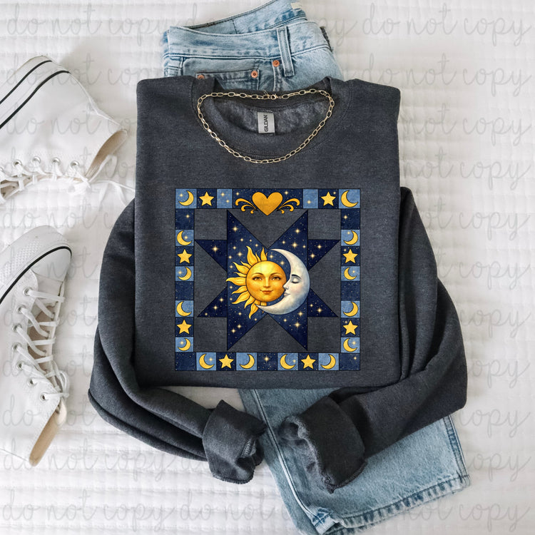 Celestial Granny Squares DTF Transfer