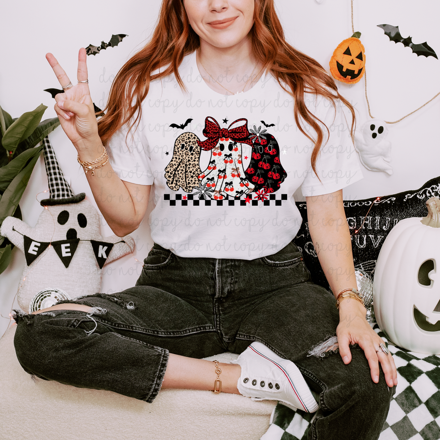 Cherry Ghosts DTF Transfer