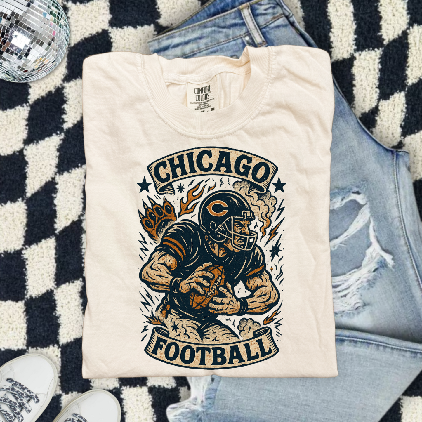 Very Vintage Game Day Chicago Football DTF Transfer