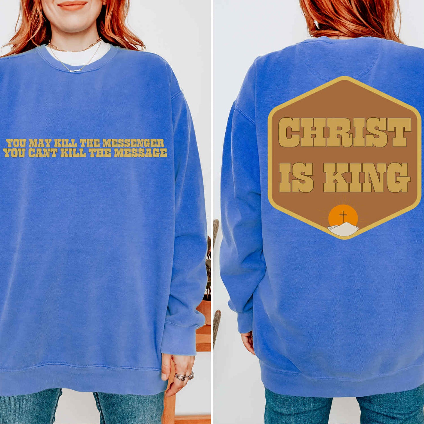 Christ Is King DTF Transfer