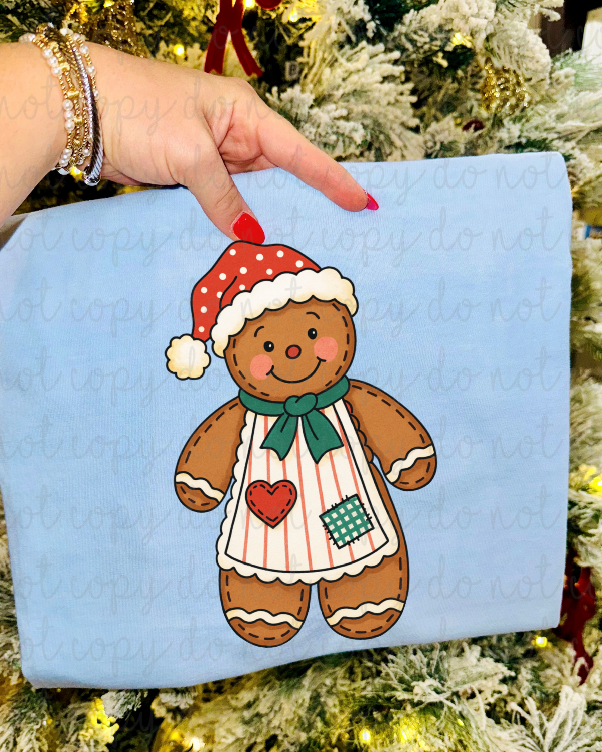 Christmas Gingerbread DTF Transfer