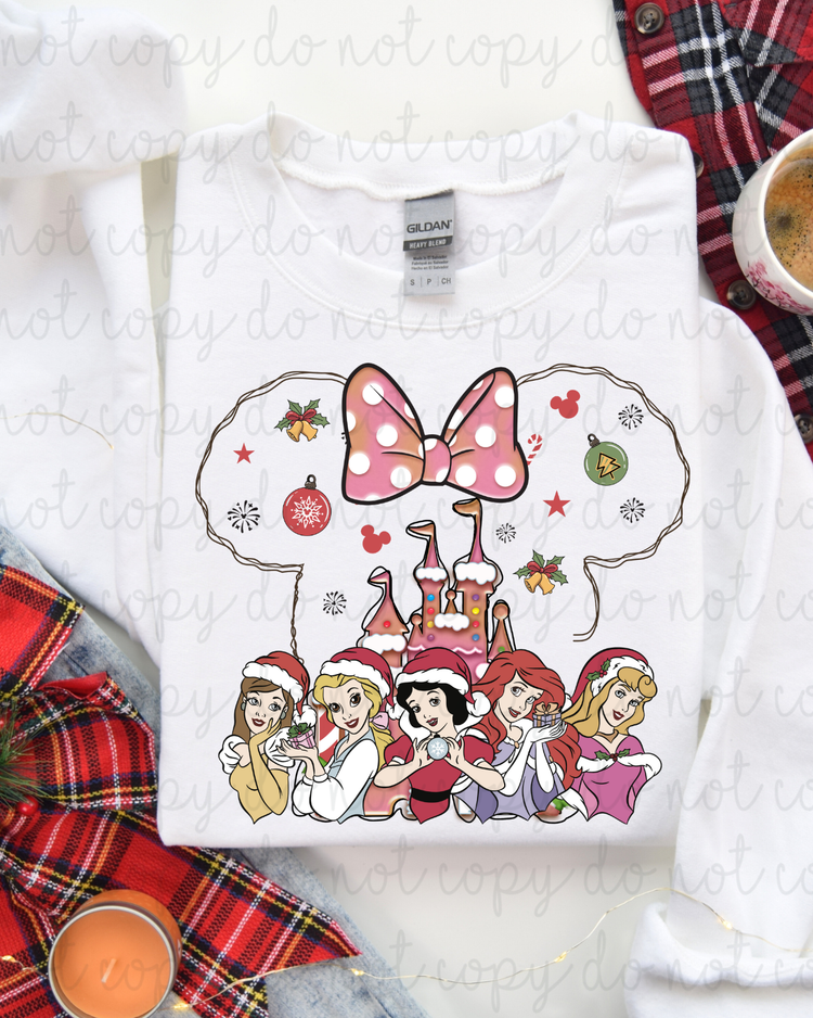 Christmas Magical Mouse DTF Transfer