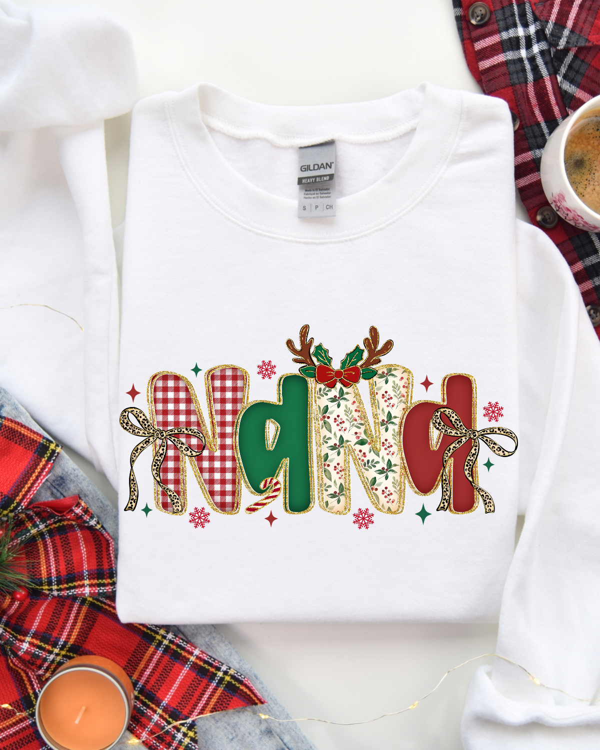 Christmas Nana DTF Transfer